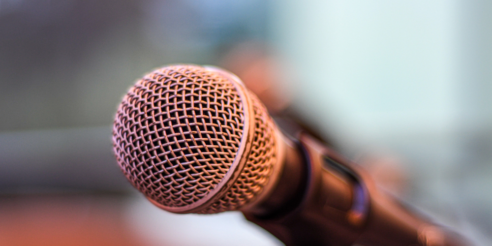 Topic card media release generic microphone